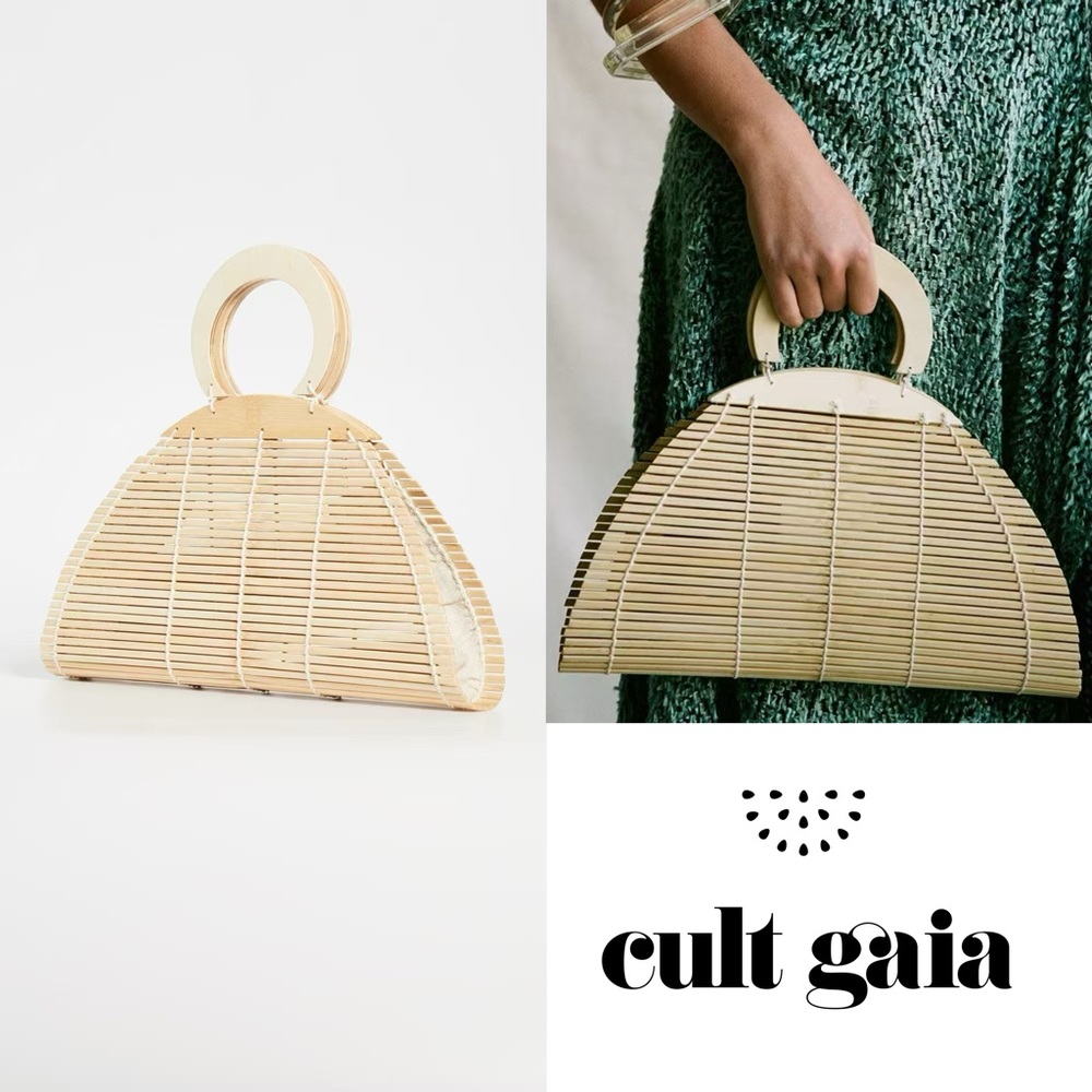 Cult Gaia Ally Bamboo Bag
